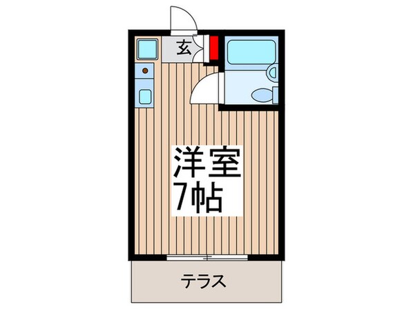 ミキコーポ西所沢の物件間取画像